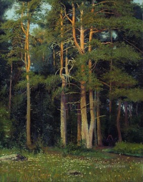 イワン・イワノビッチ・シーシキン Painting - リゴヴォの松林 1895 年の古典的な風景 イワン・イワノビッチ